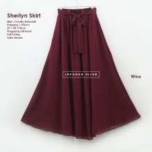 RRu-006 Sherlyn Skirt - Rok Ceruti Polos